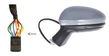 ZRCÁTKO ELEKTRICKÉ TOPENÍ LEVÉ RENAULT CLIO V 2019- EL. SKLÁDACÍ