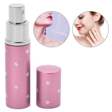 ФЛАКОН-РАСПЫЛИТЕЛЬ ДЛЯ ДУХОВ 10 МЛ КРИСТАЛЛЫ РОЗОВЫЙ