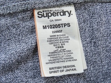 SUPERDRY VINTAGE KOSZULKA T-SHIRT DUŻE LOGO S