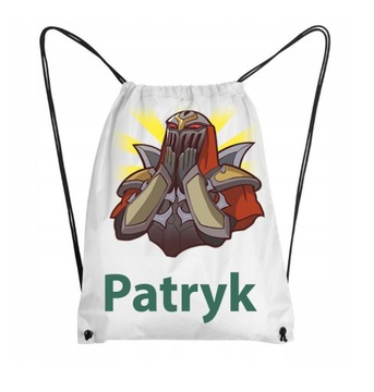 Zed emotka Lol WOREK SZKOLNY PLECAK NA WF + IMIĘ