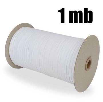 Guma gumka płaska dziana 5mm do masek maseczek