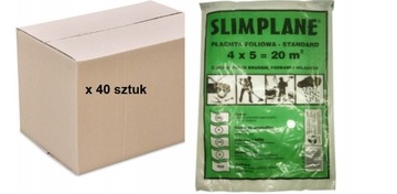 FOLIA MALARSKA OCHRONNA CIENKA STANDARD 4 x 5=20m2 40 SZTUK