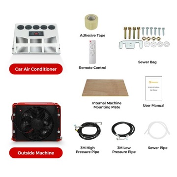 Sunster 12V Parking Кондиционер для автобуса, трактора, камеры