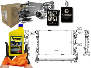 CHLADIČ MOTORU VODY MERCEDES C C204 T-MODEL S204 W204 CLS C218