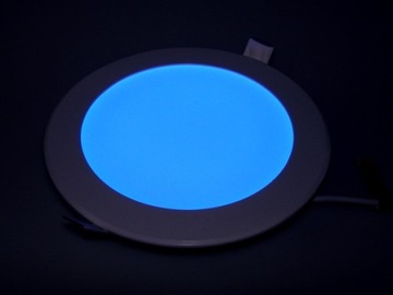 PANEL LED OKRĄGŁY ROUND 12W 230V NIEBIESKI