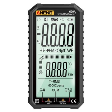ANENG 620A Cyfrowy multimetr czarny