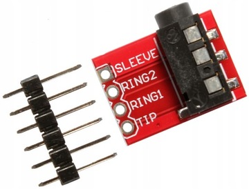 Gniazdo Jack 3,5 mm Złącze Żeńskie Słuchawkowe PCB