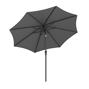 Parasol klasyczny Songmics szary 270 x 240 cm