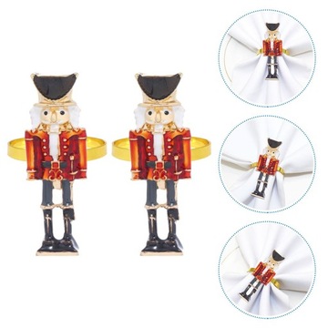 РОЖДЕСТВЕНСКИЕ КОЛЬЦА ДЛЯ САЛФЕТОК 2 ШТ.