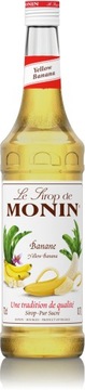 Monin Syrop barmański smakowy Żółty Banan 700 ml bananowy do lemoniady