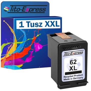 Tusz do HP 62 XL envy 5640 7640 zamiennik czarny