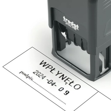 ШТАМП ДАТА ШТАМП TRODAT 4750 НОМЕР ДАТА ВАШ ТЕКСТ ЧЕРНЫЙ ISO