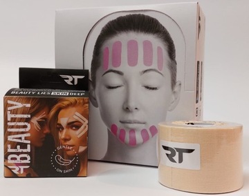 Тейп-лента для лица, 5х5, телесного цвета.