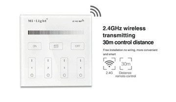 Пульт дистанционного управления Milight B1 MONO 4-зонный для 2х ААА