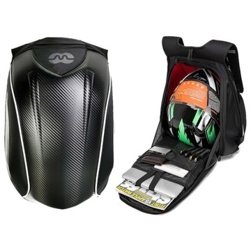Plecak motocyklowy na kask na motor 45L +pokrowiec
