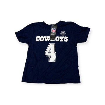 Koszulka T-shirt juniorski 4 Prescott Dallas Cowboys NFL M 5/6 lat