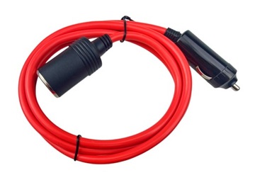 PRZEDŁUŻACZ ZAPALNICZKI SAMOCHODOWEJ WTYK GNIAZDO ADAPTER 12v 24v