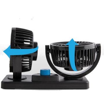 МОЩНЫЙ ВЕНТИЛЯТОР, ДВОЙНОЙ АВТОМОБИЛЬНЫЙ ВЕНТИЛЯТОР, 12 В