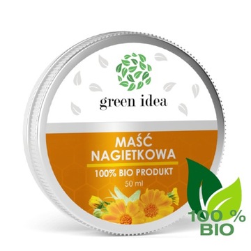 Green Idea Maść Nagietkowa 100% Bio produkt 50 ml