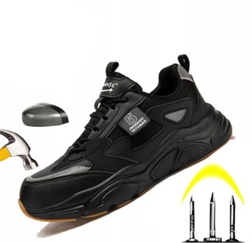 DAMSKIE BUTY ROBOCZE Z PODNOSKIEM BHP SNEAKERSY 36-46