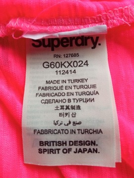 Superdry koszulka damska na ramiączkach T-shirt r S