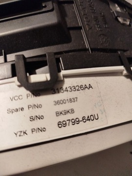 BUDÍKY PŘÍSTROJOVÁ DESKA VOLVO OE 31343326AA