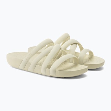 Klapki damskie Crocs Splash Strappy Sandal bone 37-38 EU