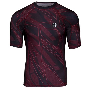 RASHGUARD MĘSKI SHADOW RED MMA Extreme Hobby 3XL