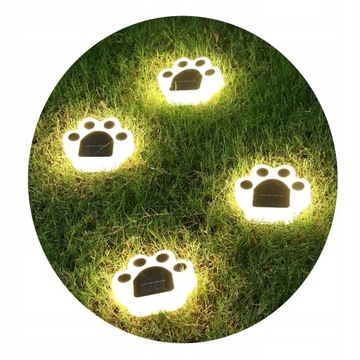 LAMPKI SOLARNE OGRODOWE LED NA TARAS SCHODY 8 SZT