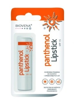 Panthenol Lipstick SPF 15 Ochronna Pomadka do suchych i spierzchniętych ust
