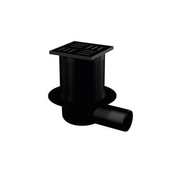 Kratka ściekowa 105×105/50 mm odpływ boczny