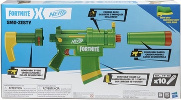 Nerf fortnite smg-zesty elite 4in1 пистолет