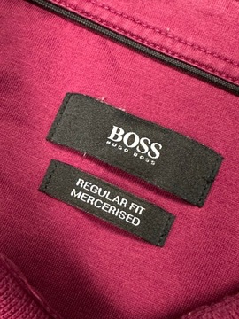 HUGO BOSS PITTON 06 Koszulka Polo Męska Melanż Logowana r. L