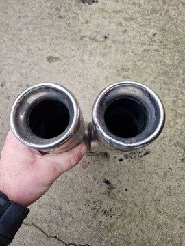 Двойные насадки на глушитель для Mercedes, Audi, VW, BMW