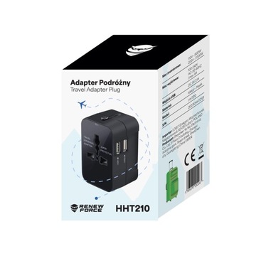 Универсальный адаптер адаптер US UK EU AUST USB World Charger