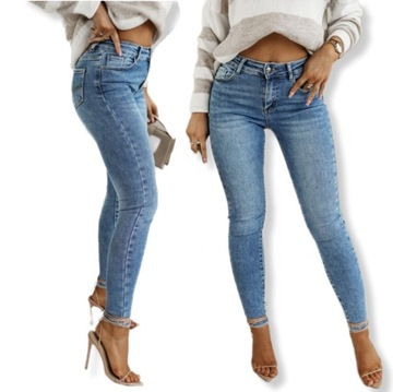 Spodnie jasny jeans LIFE'S jeansy damskie ala Leviski rozmiary
