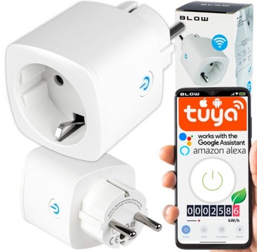PROGRAMATOR CZASOWY INTELIGENTNE GNIAZDKO SMART WIFI TUYA TIMER WATOMIERZ