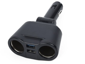 РАСПРЕДЕЛИТЕЛЬ ПРИЖИГАЛА ЗАРЯДНОЕ УСТРОЙСТВО 2x USB 2X АВТОМОБИЛЬНАЯ РОЗЕТКА 12-24В