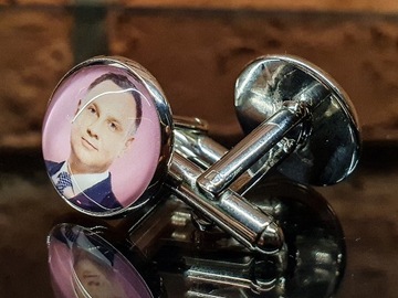 Запонки Ярослав Качиньский Президент PIS