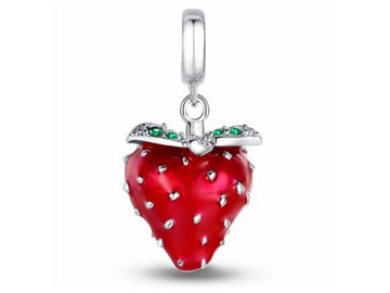 CHARMS PRZYWIESZKA POZIOMKA TRUSKAWKA STRAWBERRY