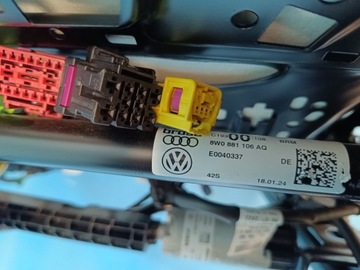 AUDI A4 B9 2024 R AVANT 2,0 TFSI 110KW SEDADLO PRAVÝ PŘEDNÍ KŮŽE SOUL ČERŇ