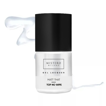 TOP NO WIPE HYBRYDOWY do paznokci matowy MATT THAT Mistero Milano 12ml 1097