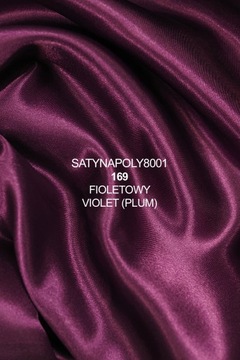 SATYNA PODSZEWKOWA POLIESTER8001 Fioletowy 169