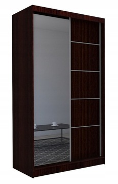Szafa przesuwna M szer. 120 cm Wenge