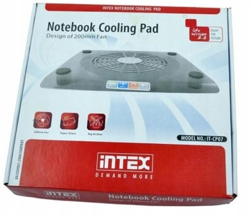 Podstawka chłodząca pod laptop model INTEX IT-CP07