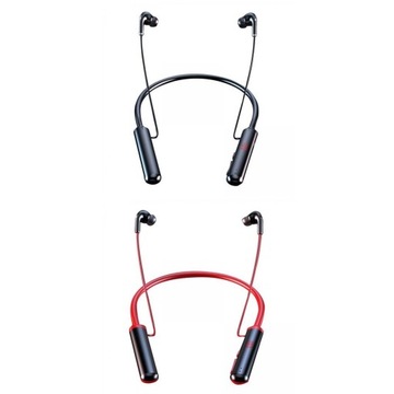 milageto 2 szt. Bezprzewodowe słuchawki Bluetooth Słuchawki sportowe do biegania LED