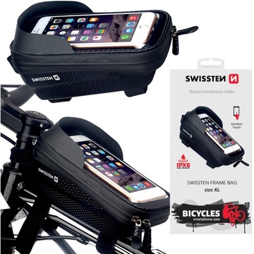 SWISSTEN Wodoodporna sakwa etui na rower telefon