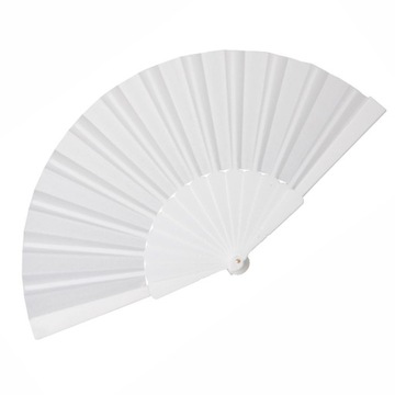 Фан -фанат Японский китайский жарм летняя свадьба для гостей белые