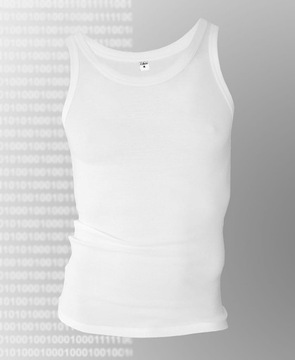 Майка e.CLASSIC 15065 M - гладкая белая