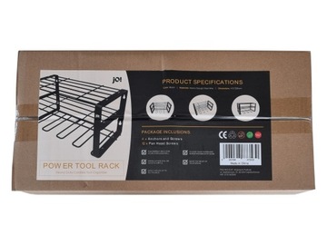 Вешалка МЕТАЛЛИЧЕСКАЯ подвесная полка для инструментов, органайзер для электроинструментов